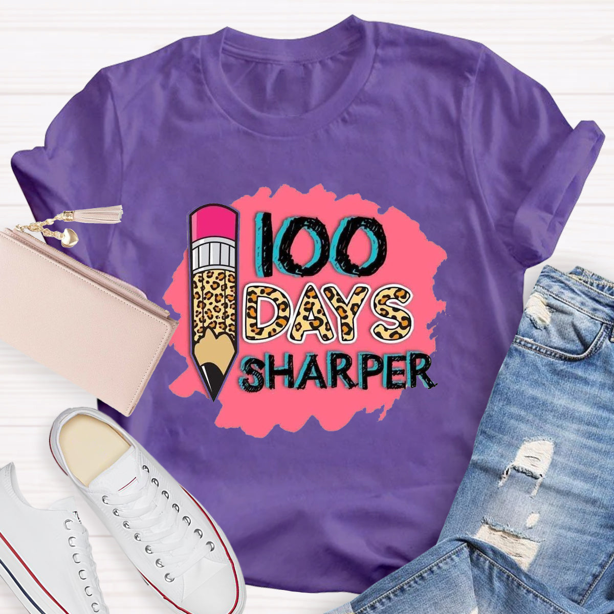 100 Days Sharper Teacher T-Shirt