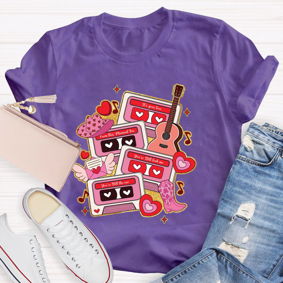 Valentine's Day Country Music T-Shirt