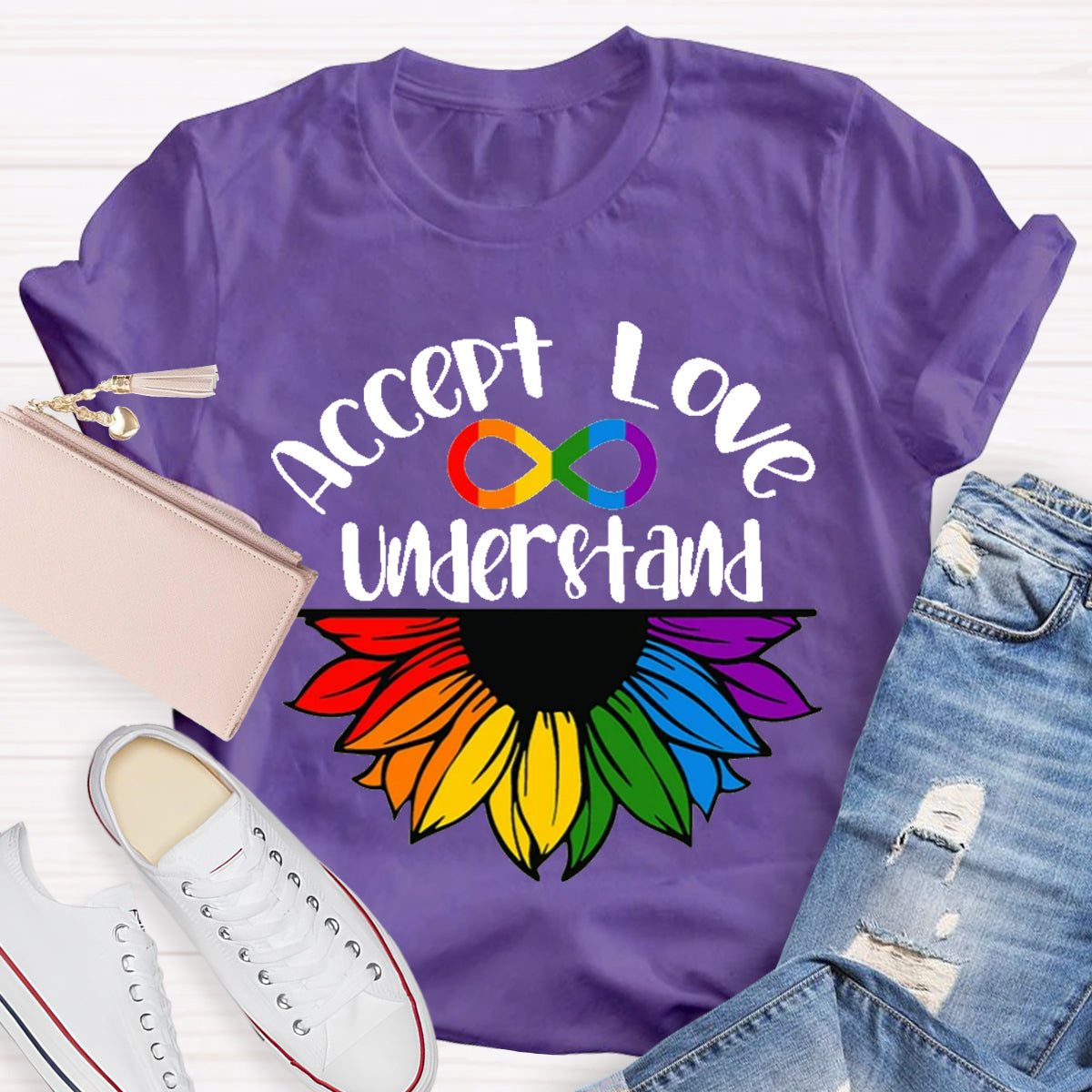 Accept Love Understand Sunflower T-Shirt