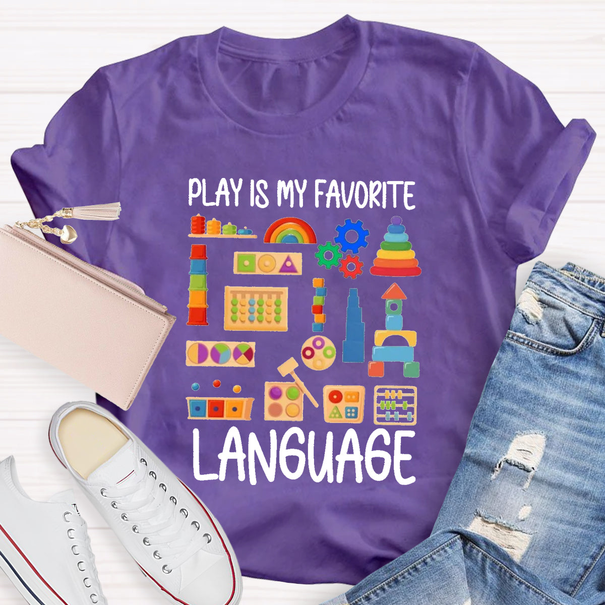 Play Is My Favorite Way to Learn Teacher T-Shirt