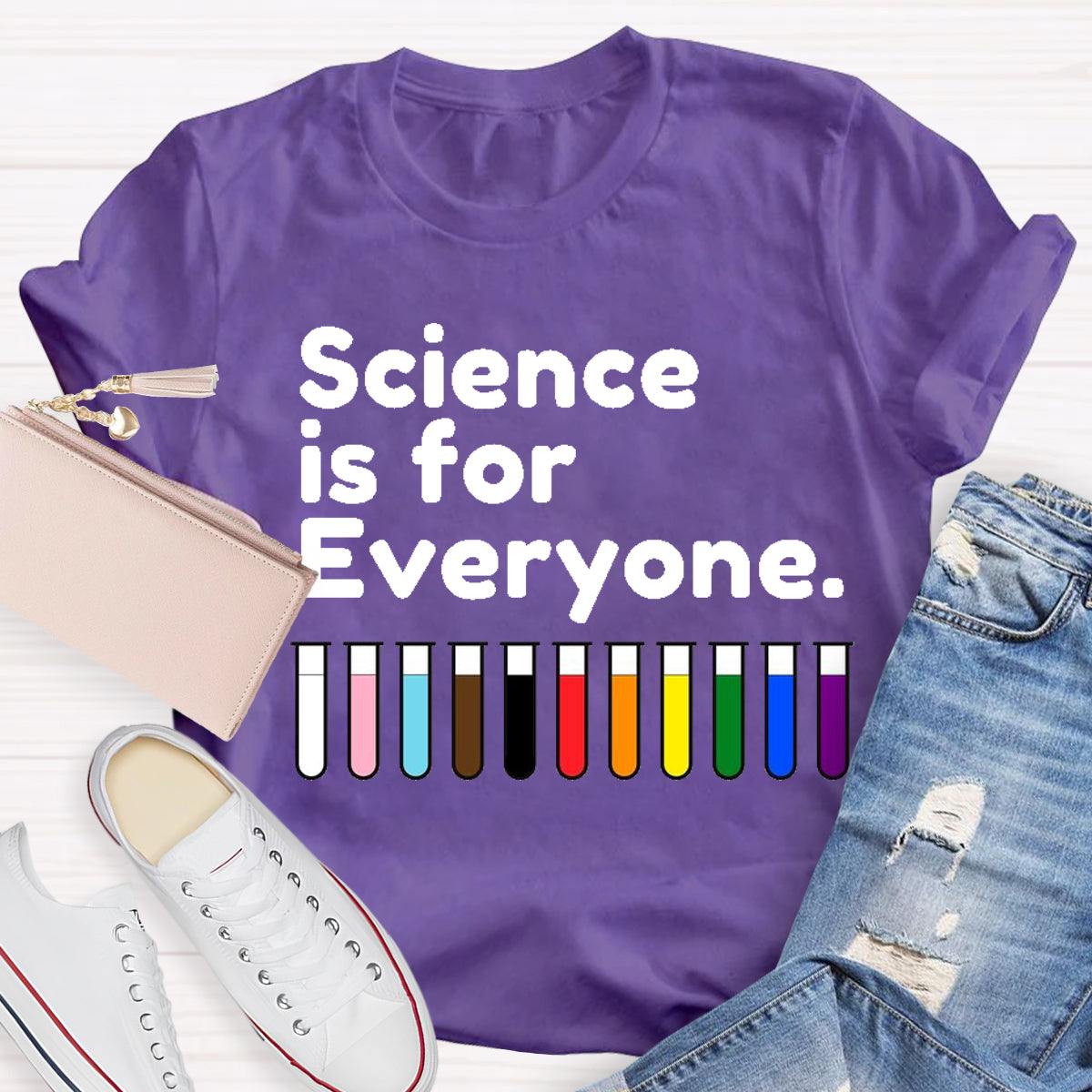 Science Is For Everyone Teacher T-Shirt