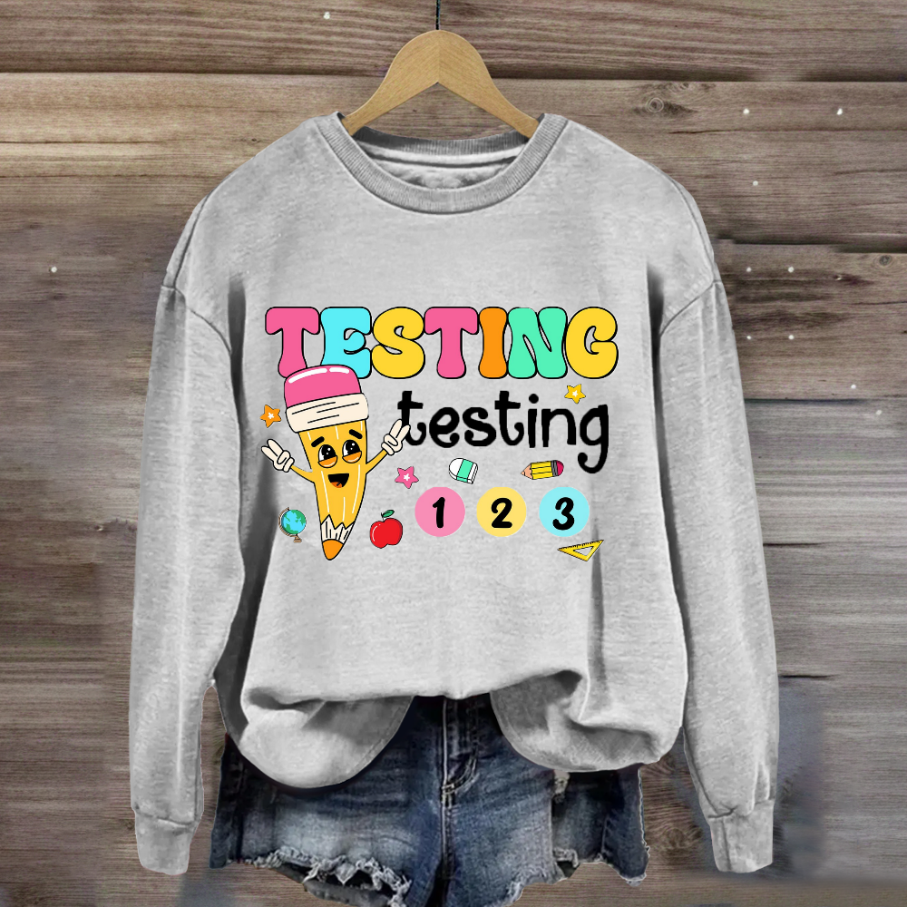 Testing Day Pencil Sweatshirt