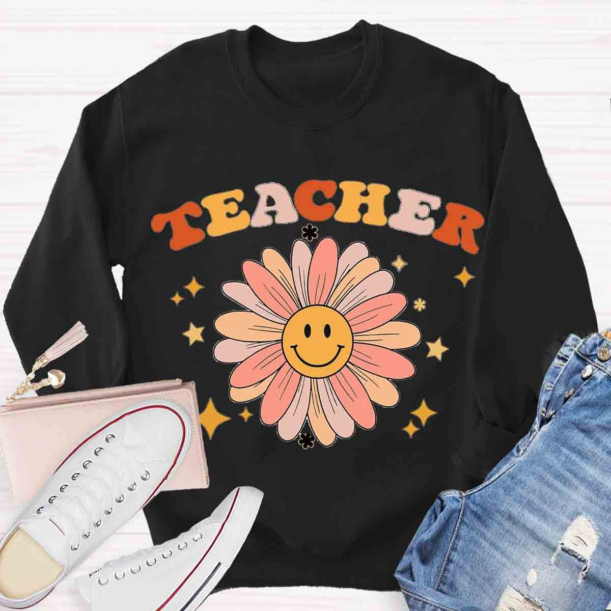 Sunflowers Teachers  Sweatshirt