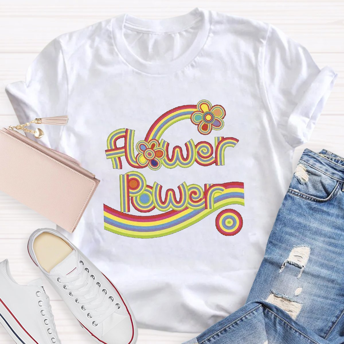 Flower Power Teacher Shirt