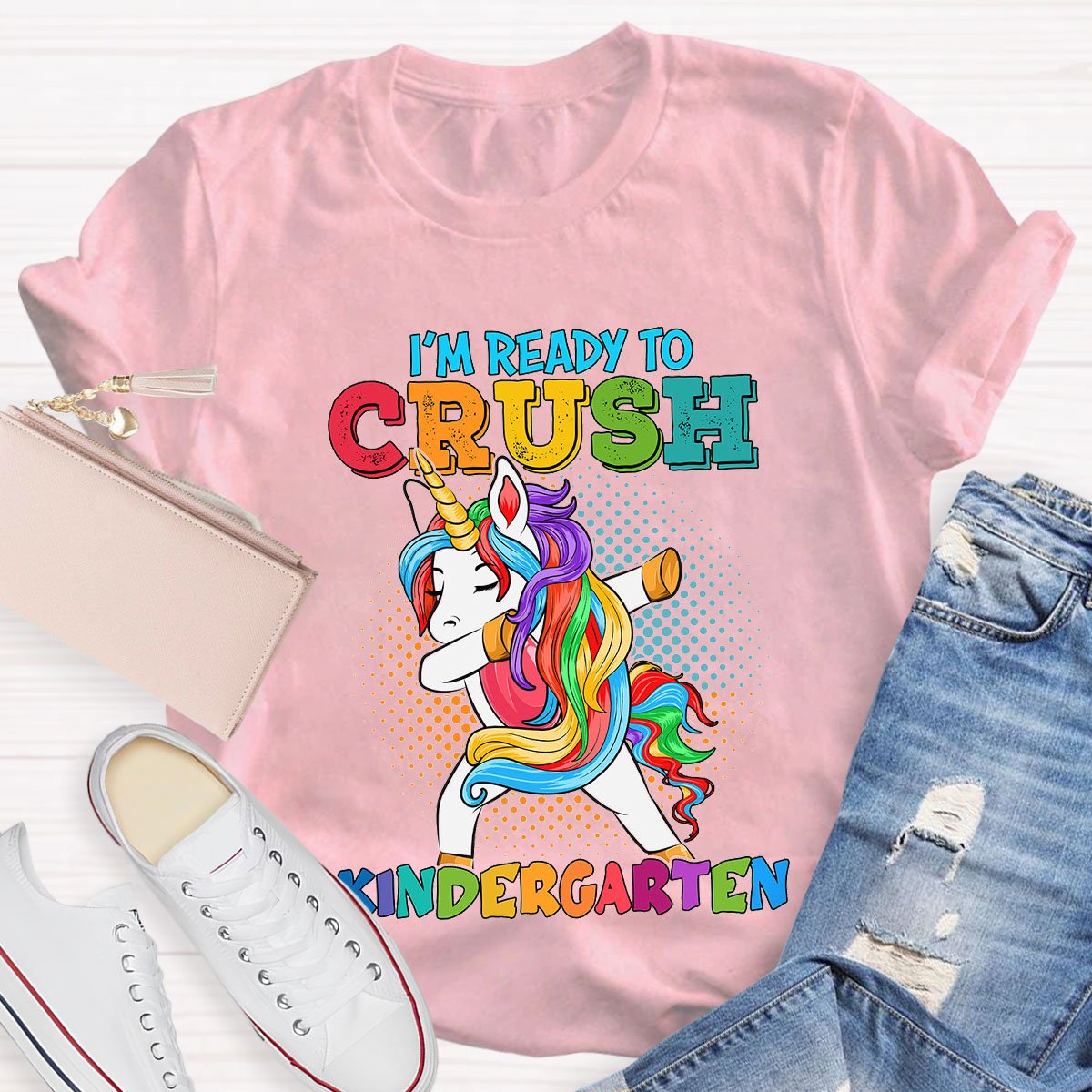 Personalized Design Teachers Grade I'M Ready To Crush  T-Shirt