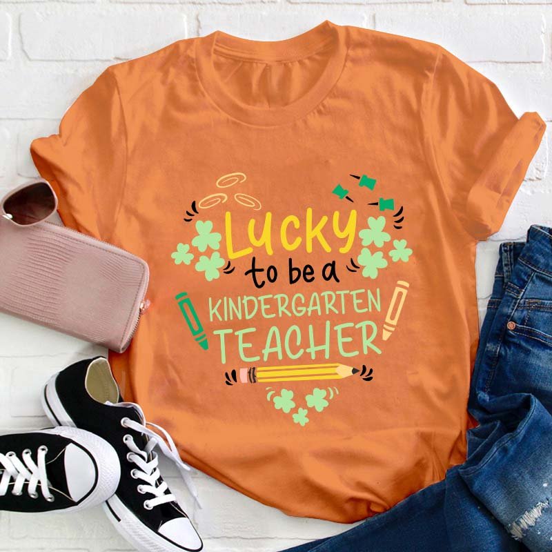 Personalized Lucky To Be A  Teacher T-Shirt