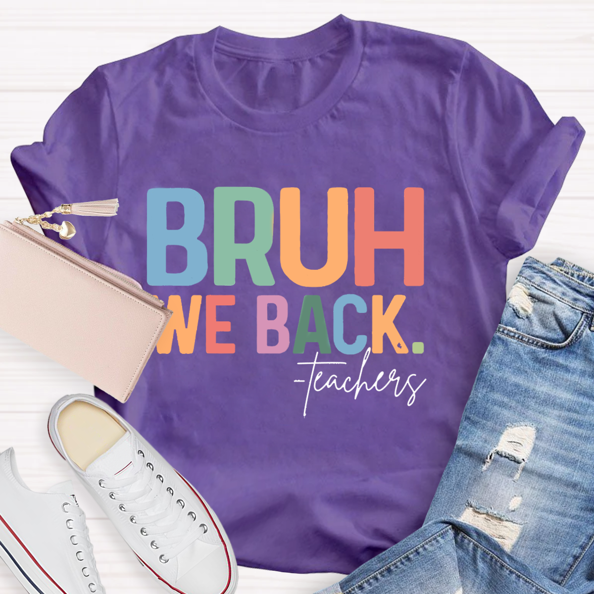 Bruh We Back Teacher T-Shirt