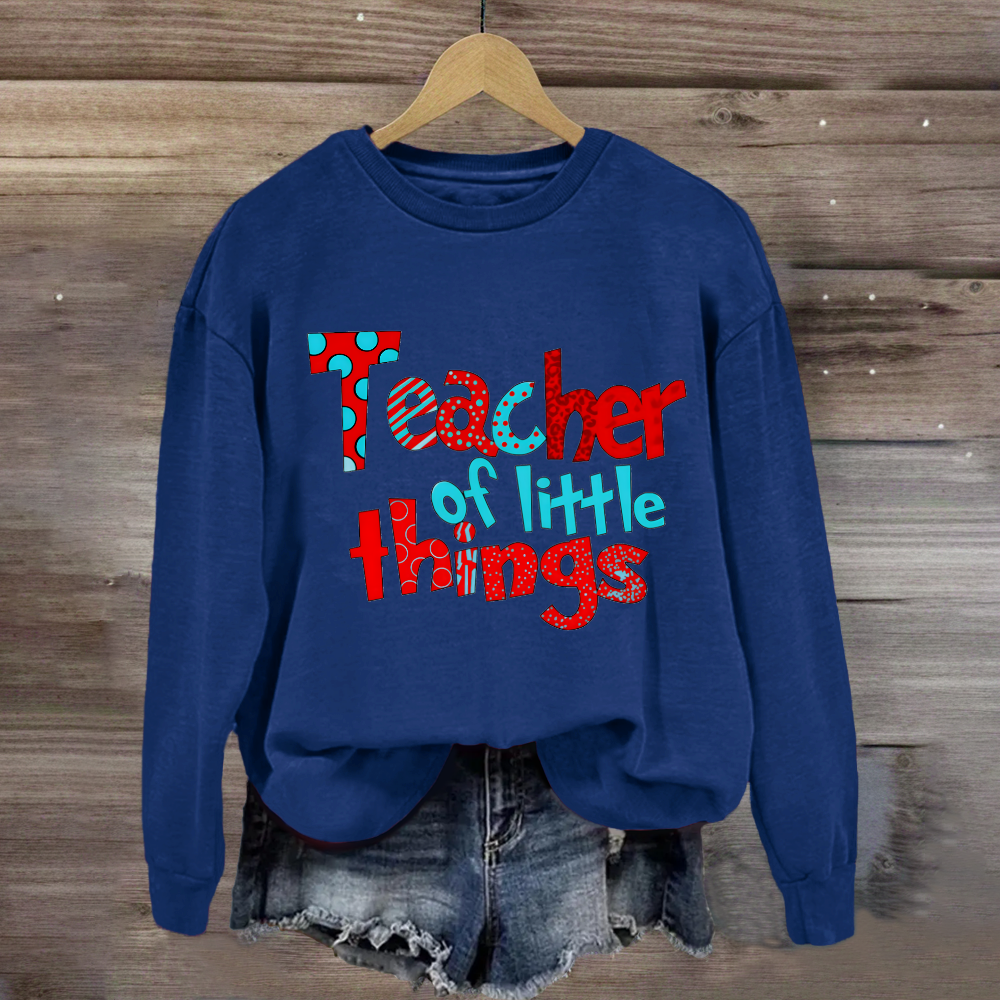 Teacher Of Little Things Sweatshirt