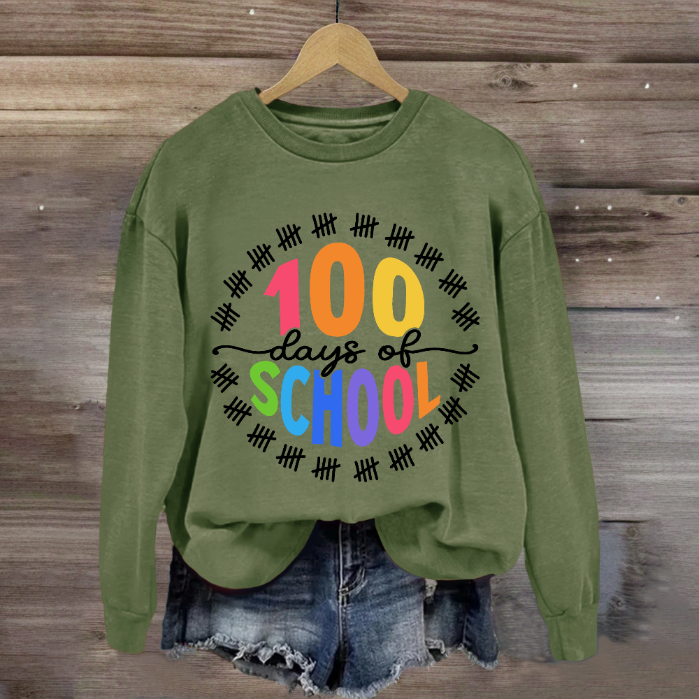 Happy 100 Days of School Sweatshirt