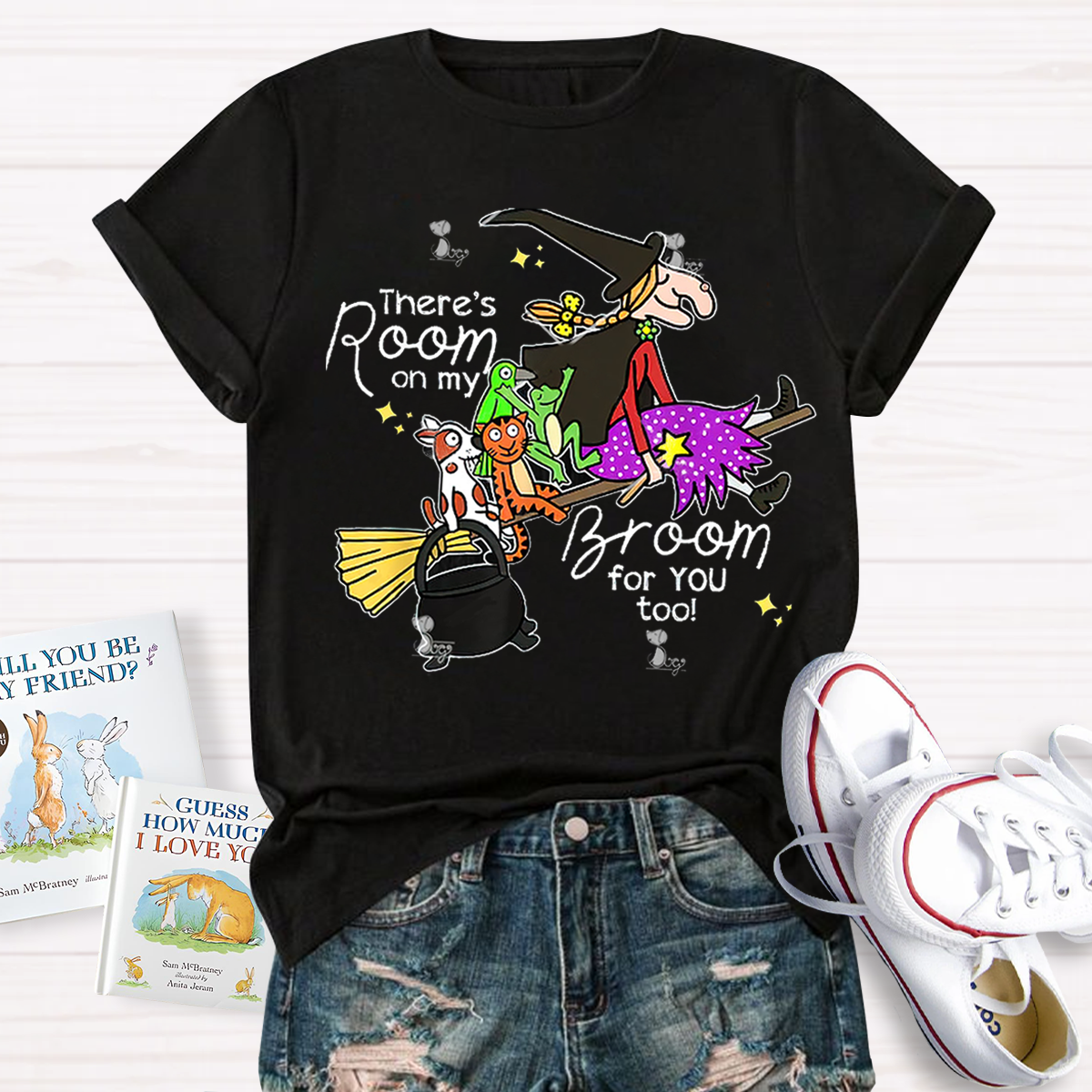 There's Room On My Broom For You Too Teacher T-Shirt