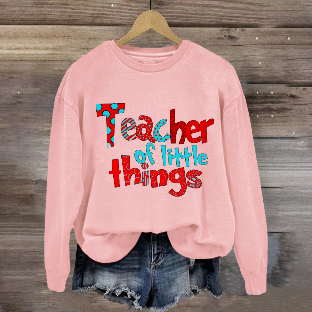 Teacher Of Little Things Sweatshirt