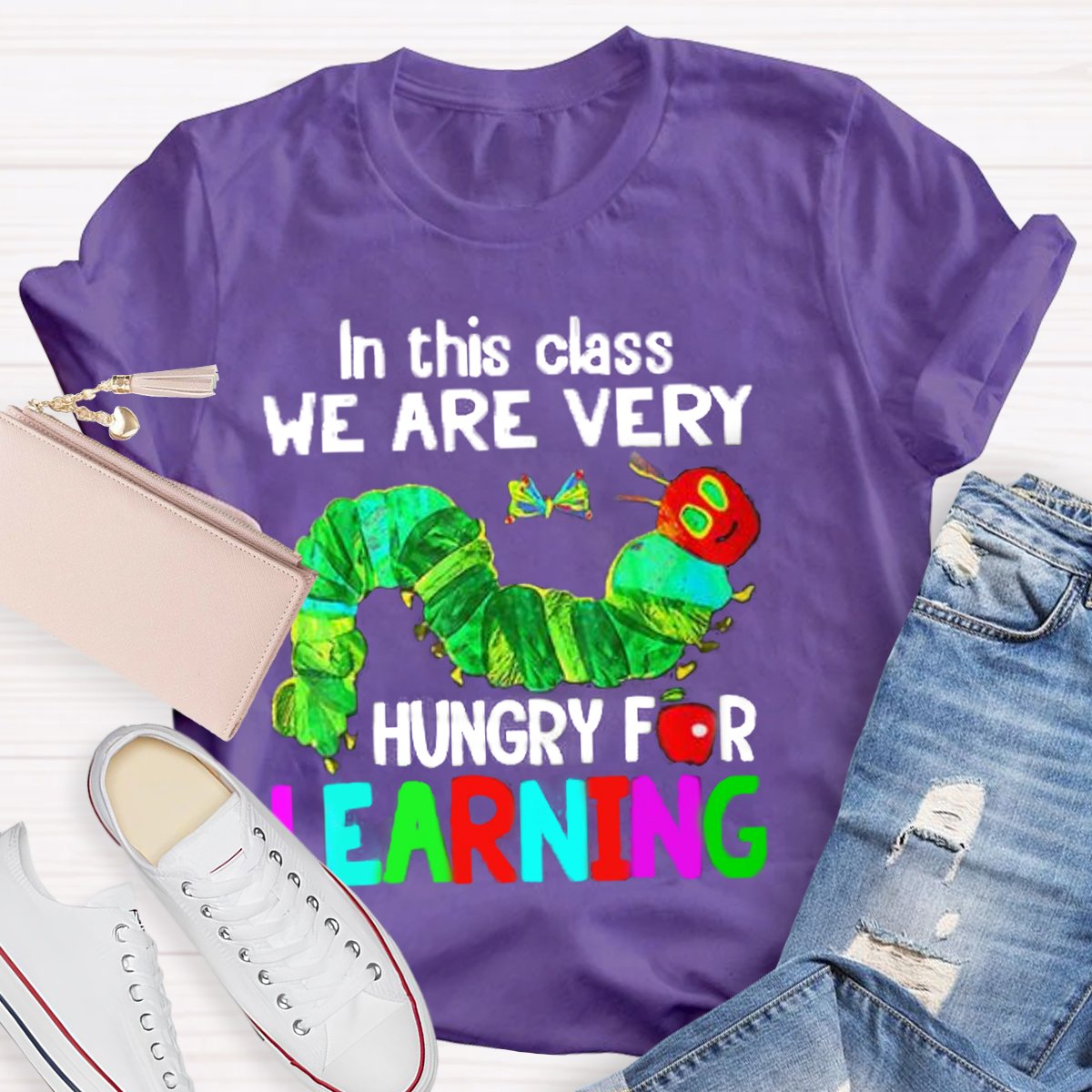 In This Class We Are Very Hungary For Learning Teachers  T-Shirt