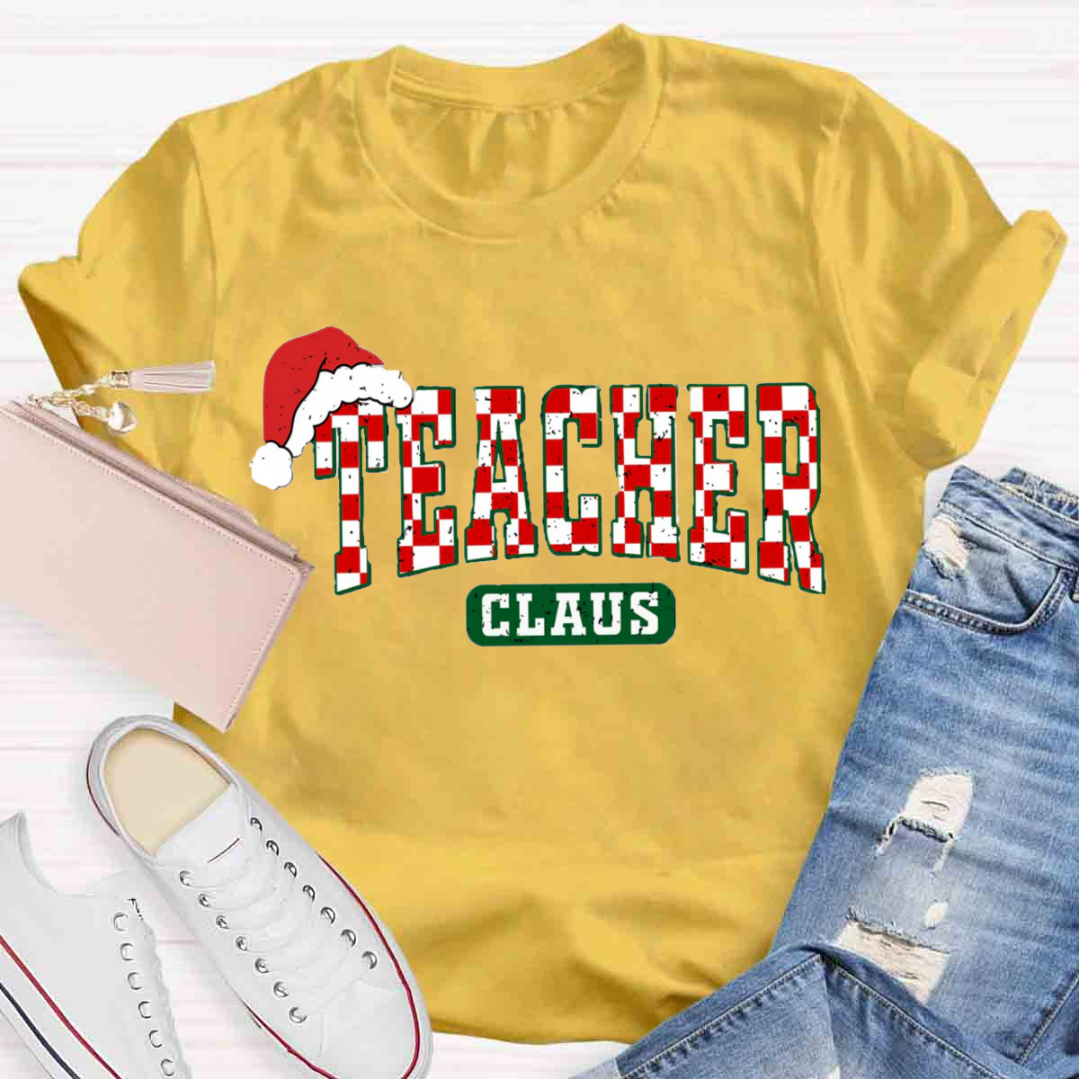 Teacher Claus Christmas  T-Shirt