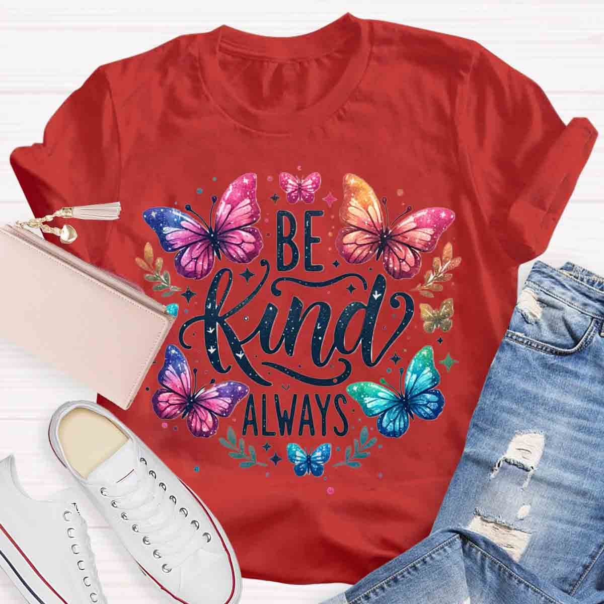 Be Kind Always Floral T-Shirt