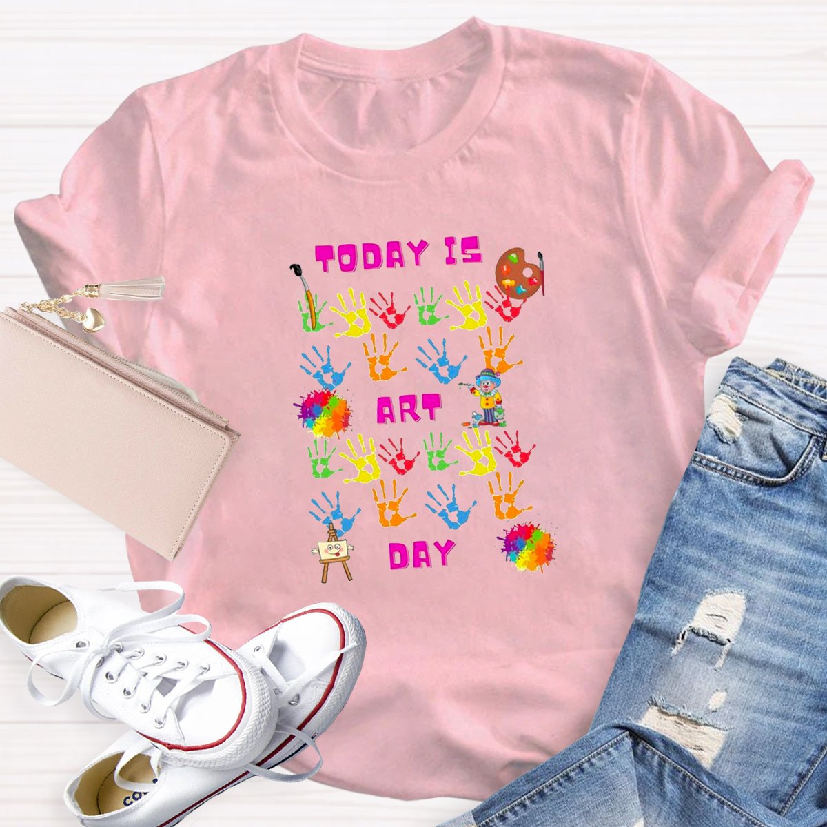 Today Is Art Day Teacher T-shirt