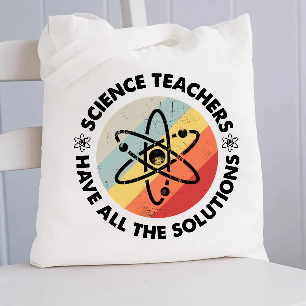 Science Teacher Have All The Solutions Canvas Tote Bag