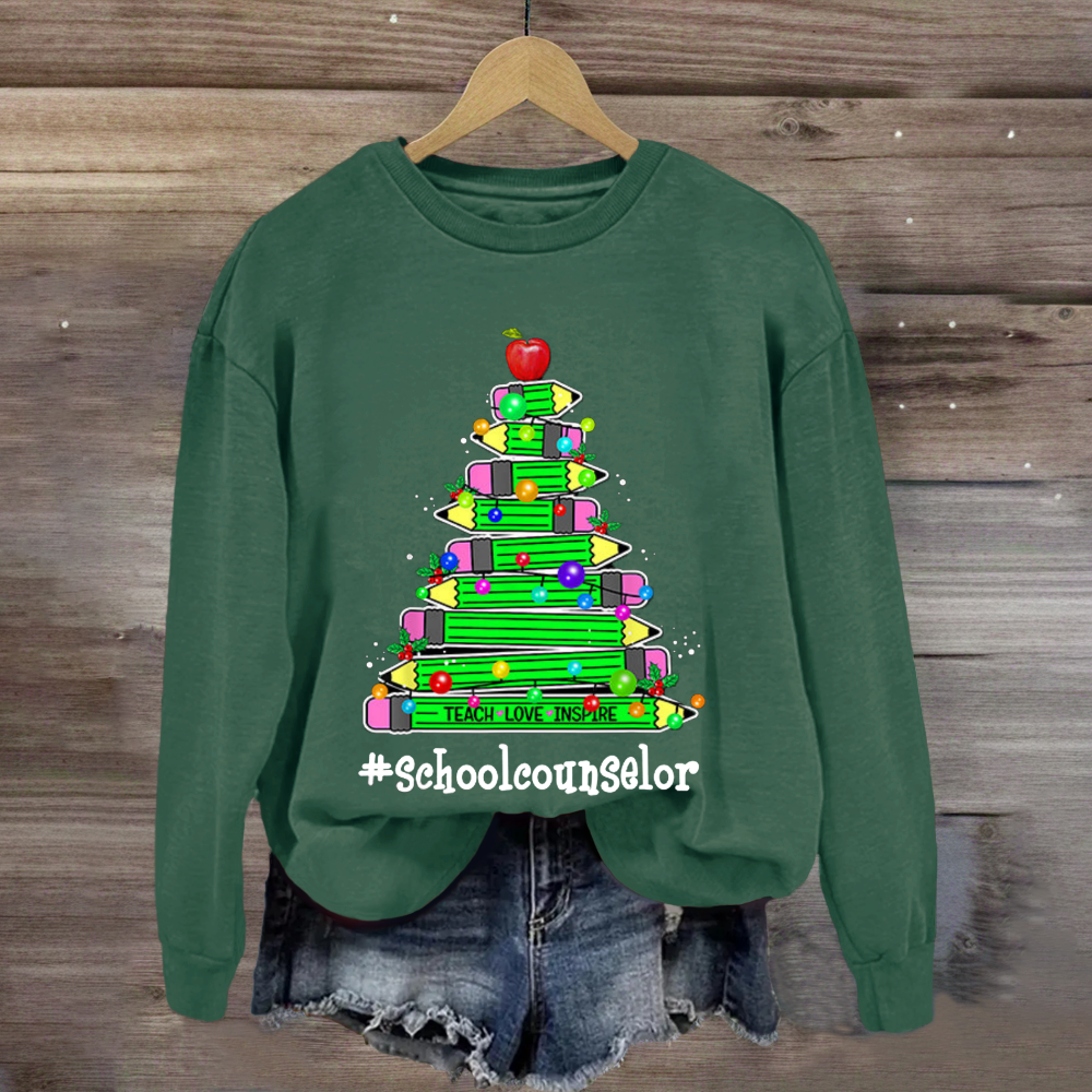 Personalized Position Of School Pencil Tree Sweatshirt