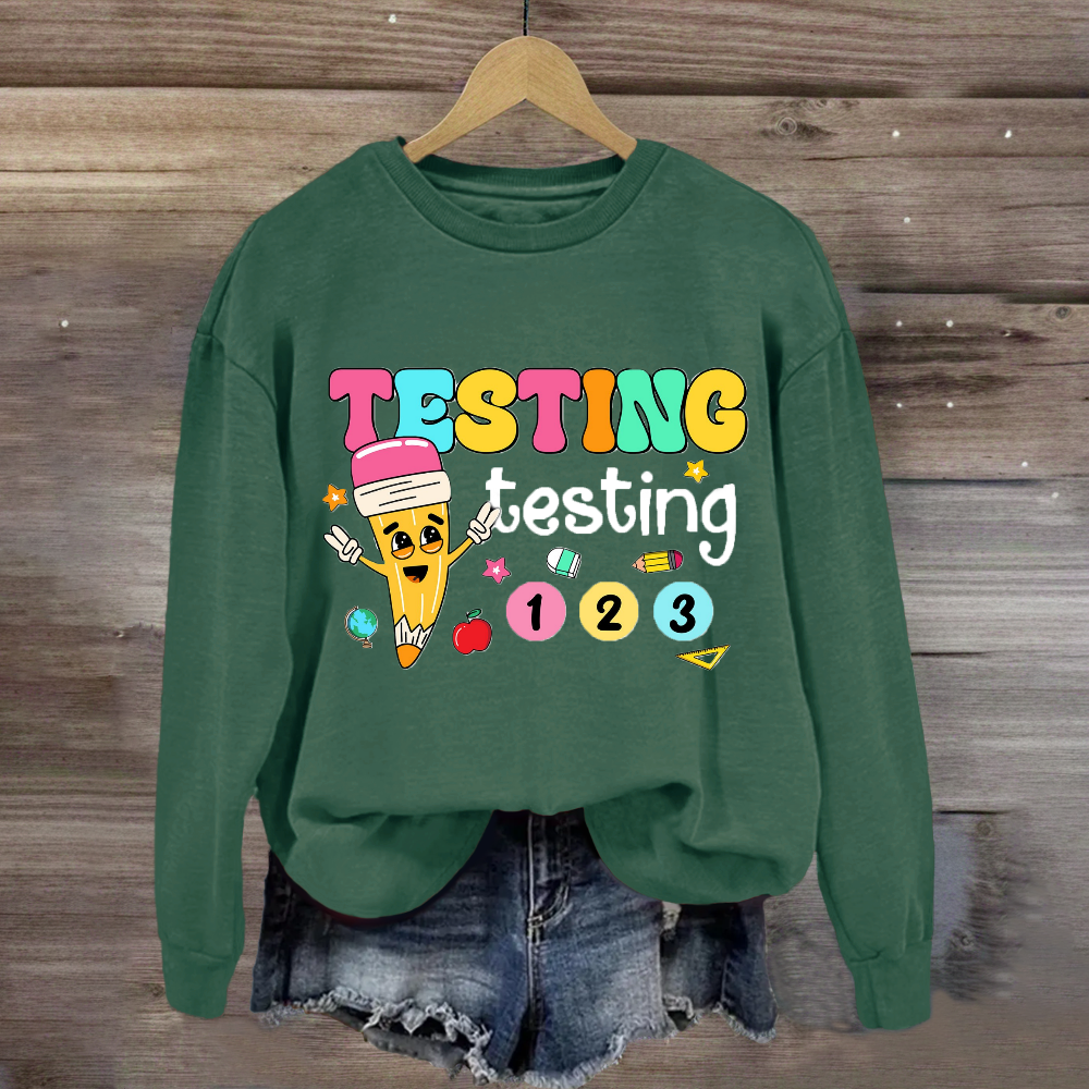 Testing Day Pencil Sweatshirt