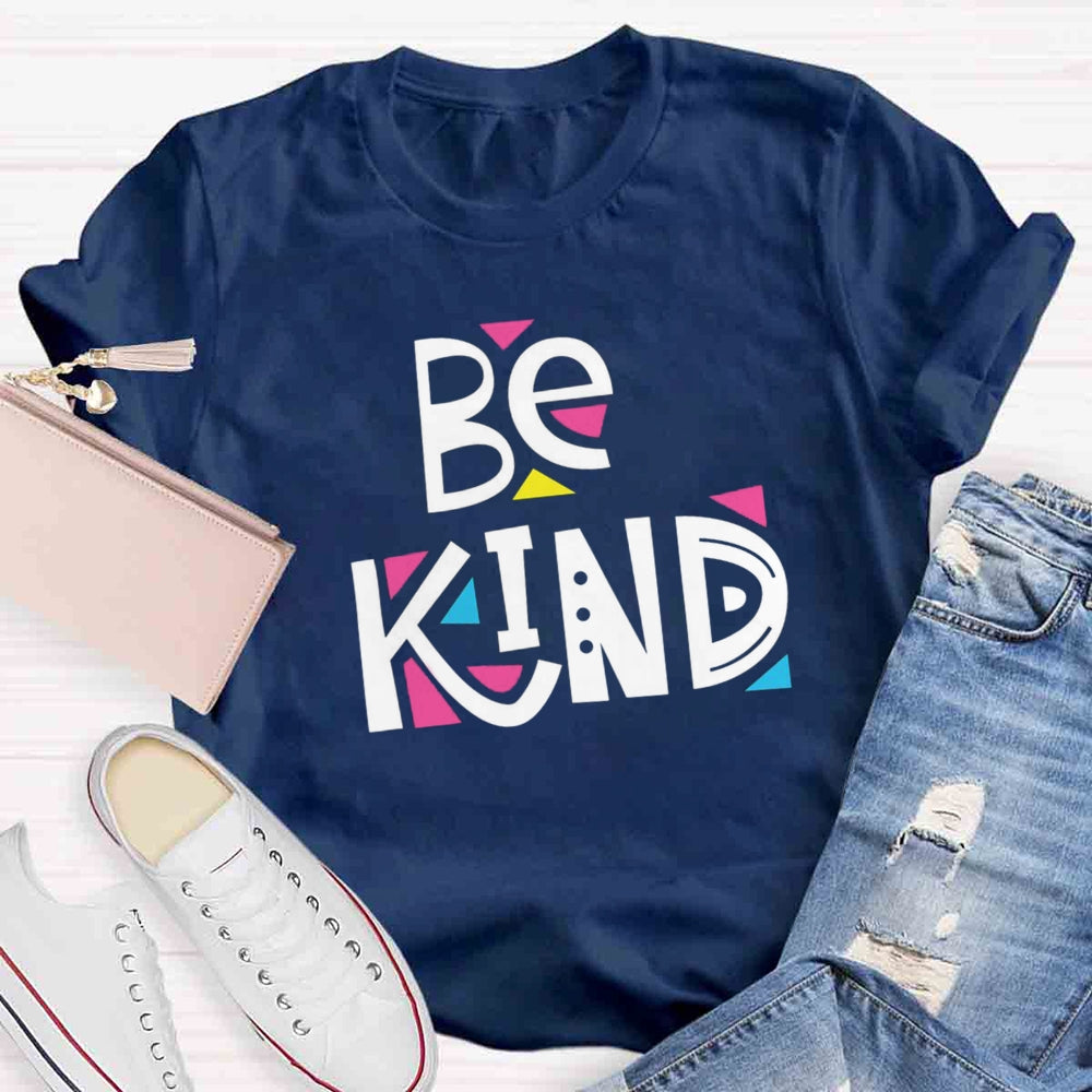 Be Kind Artistic Design T-shirt