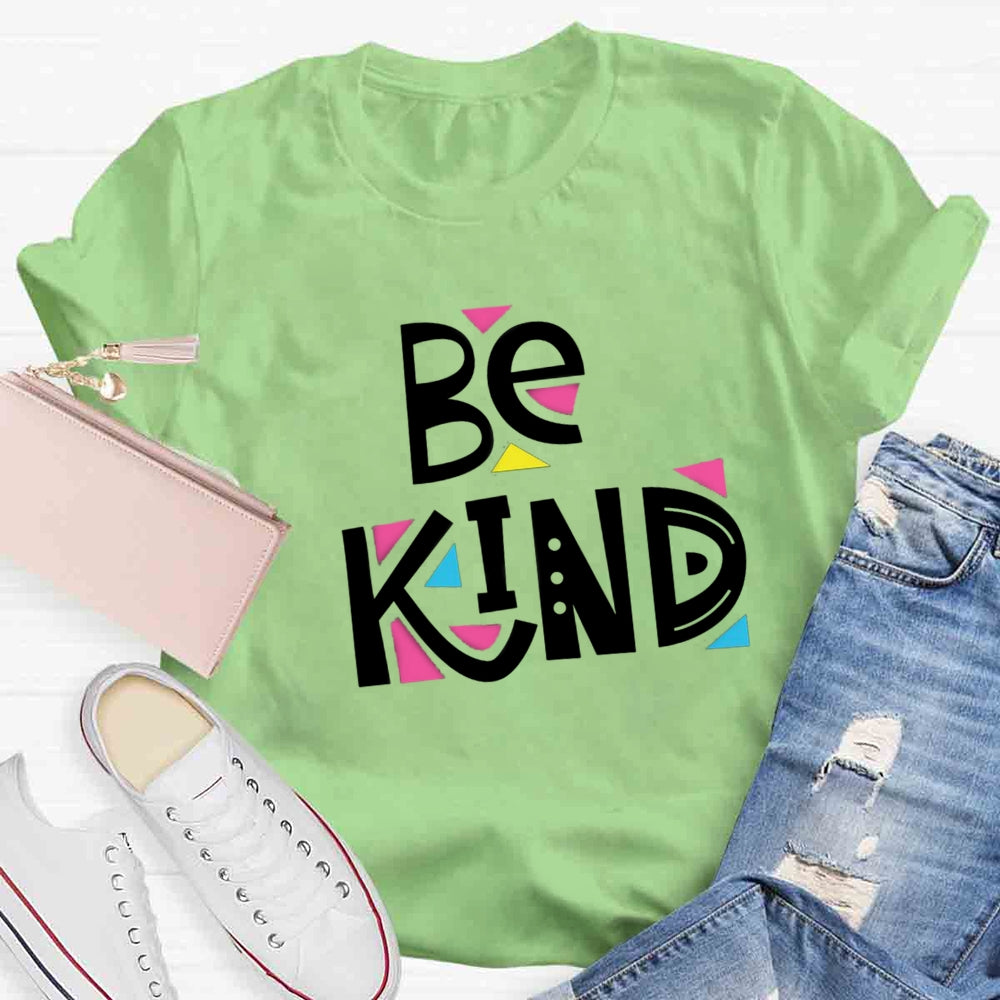 Be Kind Artistic Design T-shirt