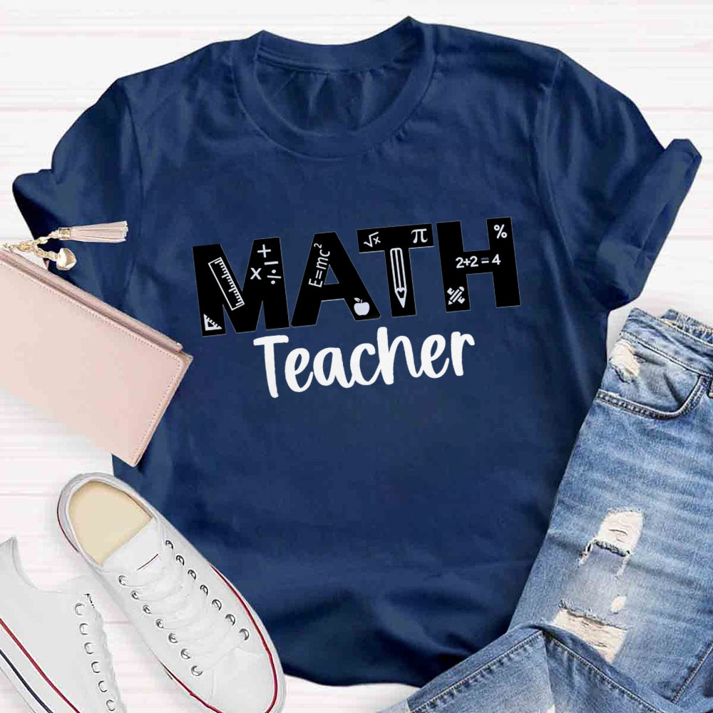 Math Teacher Quipment T-shirt