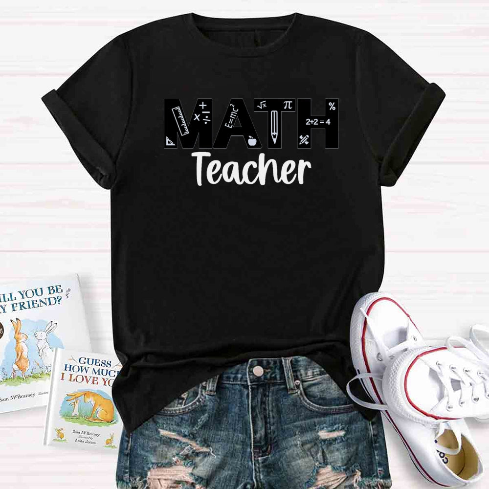 Math Teacher Quipment T-shirt