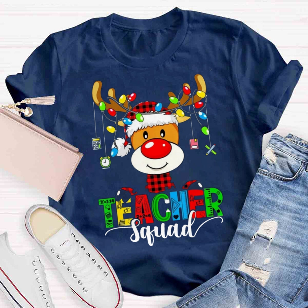 Christmas Teacher Squad T-shirt