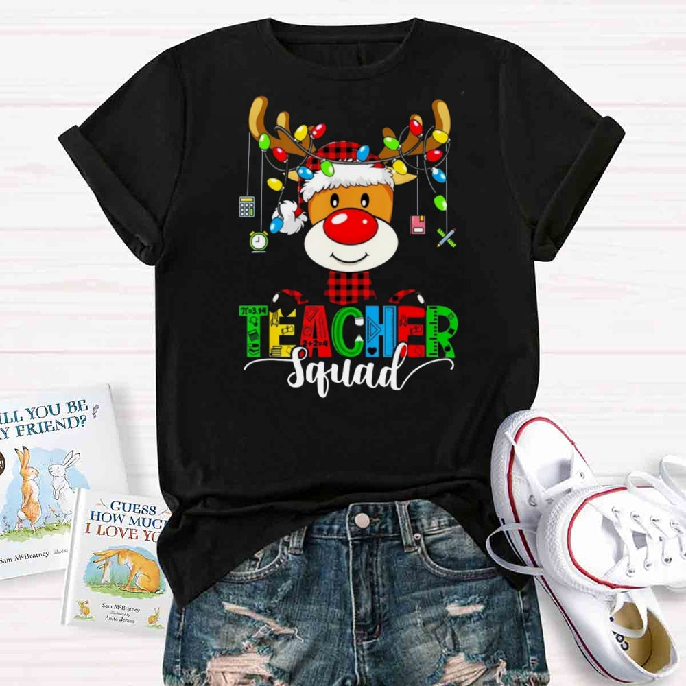 Christmas Teacher Squad T-shirt