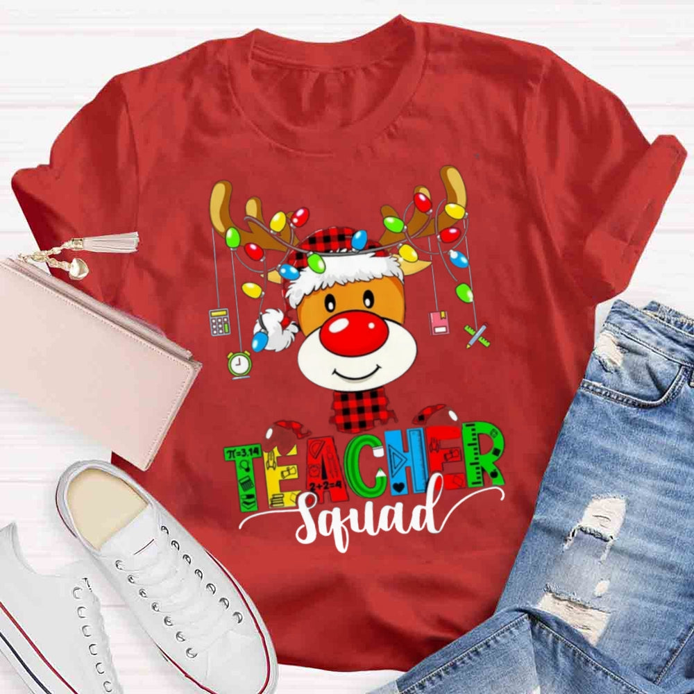 Christmas Teacher Squad T-shirt