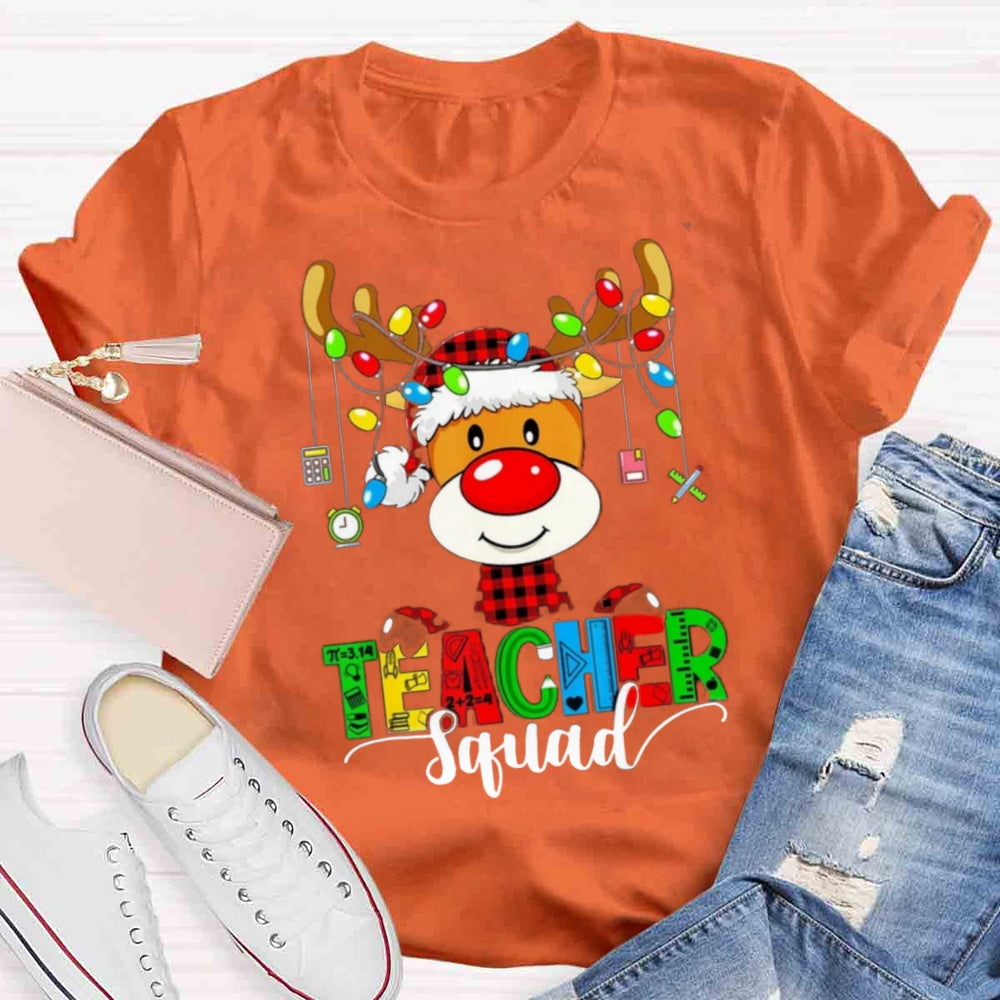 Christmas Teacher Squad T-shirt