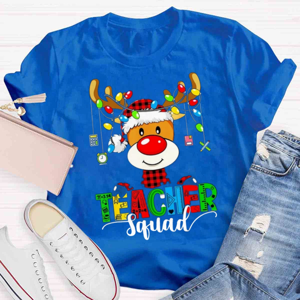 Christmas Teacher Squad T-shirt