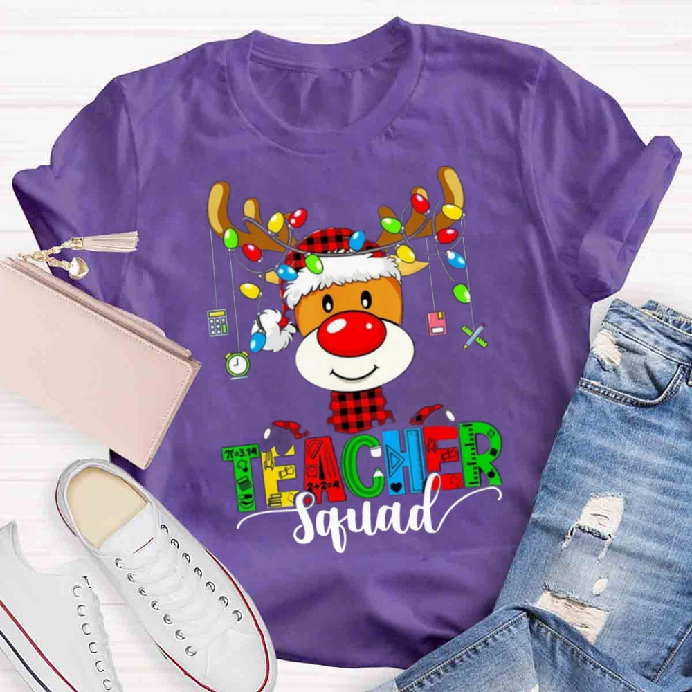 Christmas Teacher Squad T-shirt