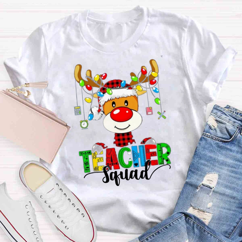 Christmas Teacher Squad T-shirt