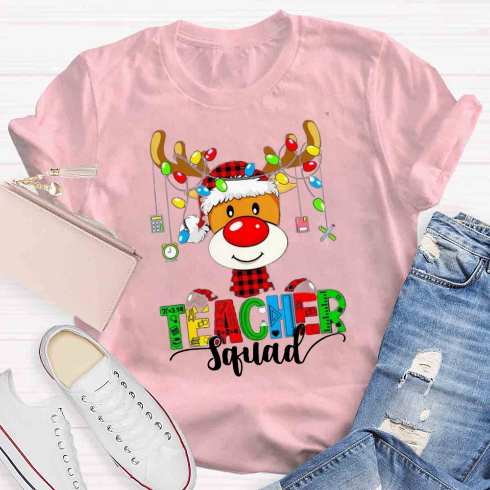 Christmas Teacher Squad T-shirt