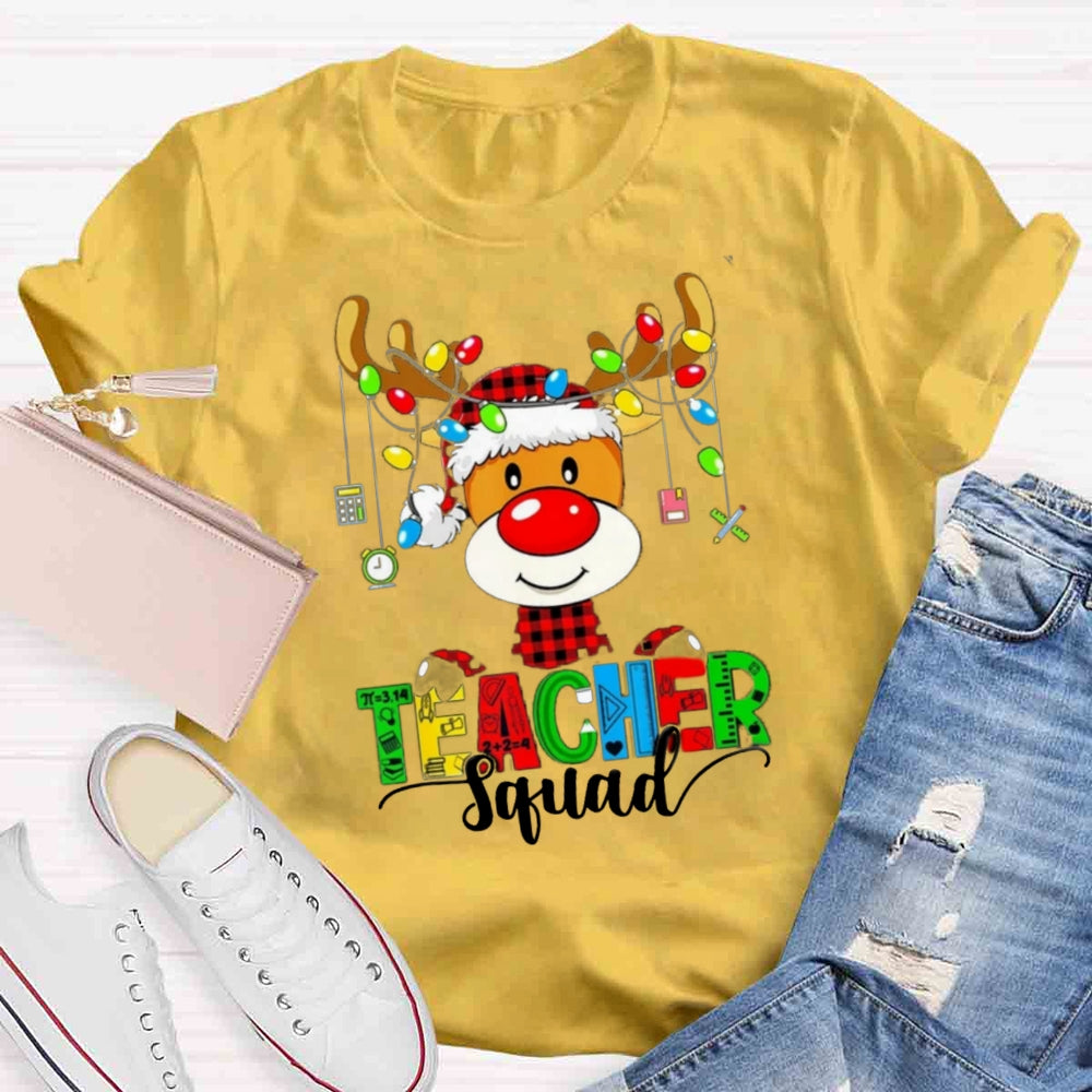 Christmas Teacher Squad T-shirt