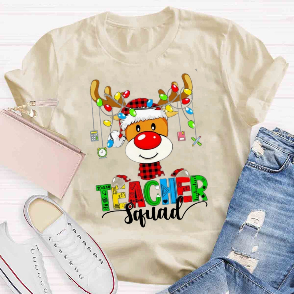 Christmas Teacher Squad T-shirt