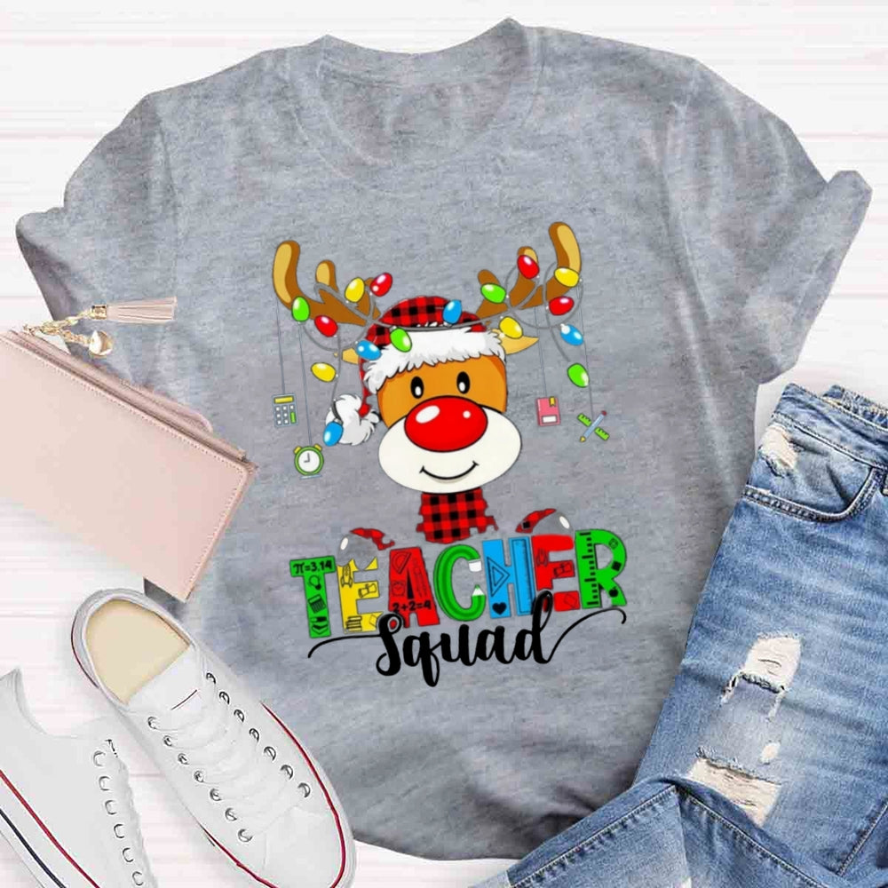 Christmas Teacher Squad T-shirt