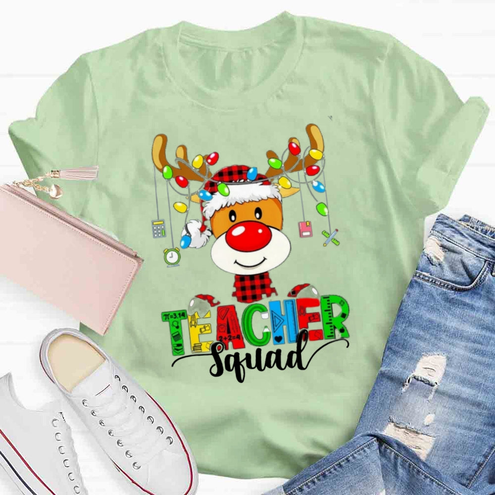 Christmas Teacher Squad T-shirt