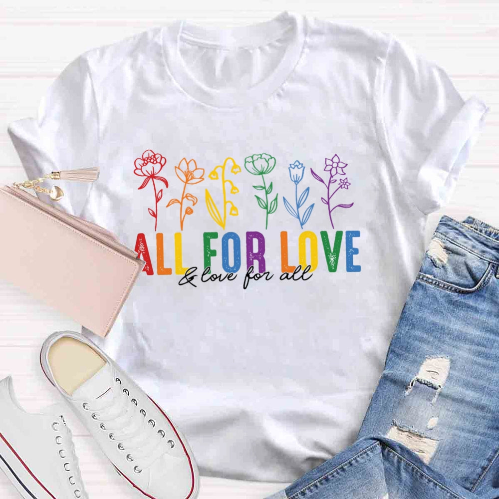 All For Love Floral T-shirt