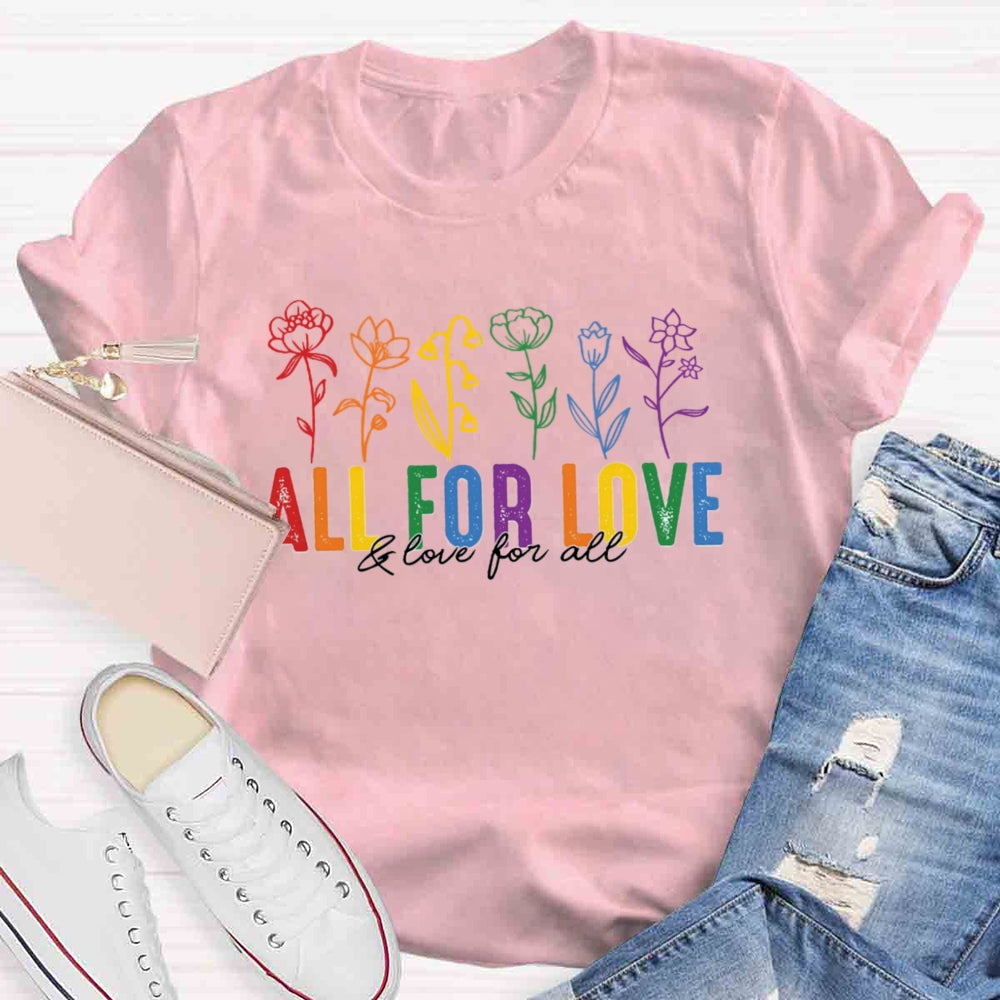 All For Love Floral T-shirt