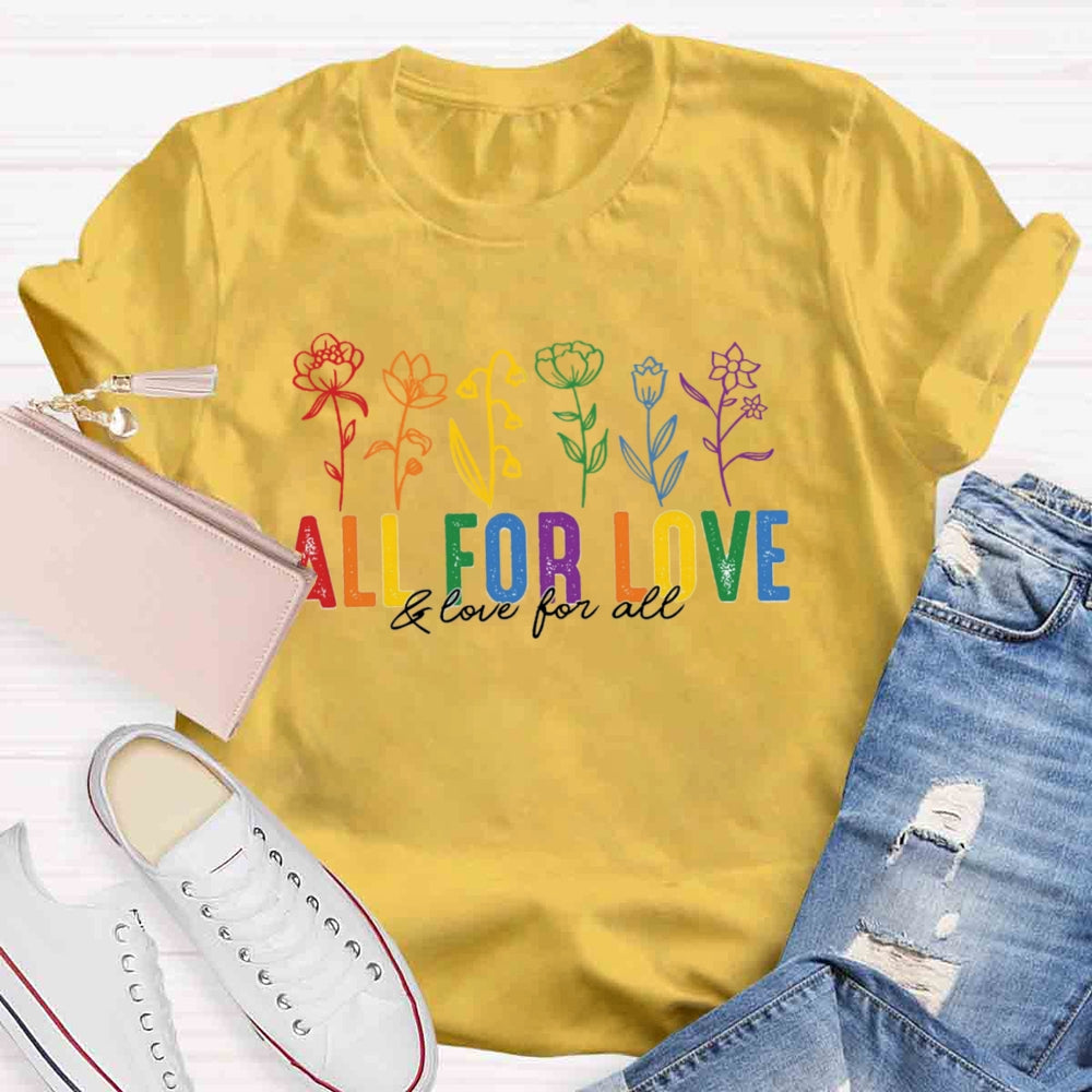 All For Love Floral T-shirt