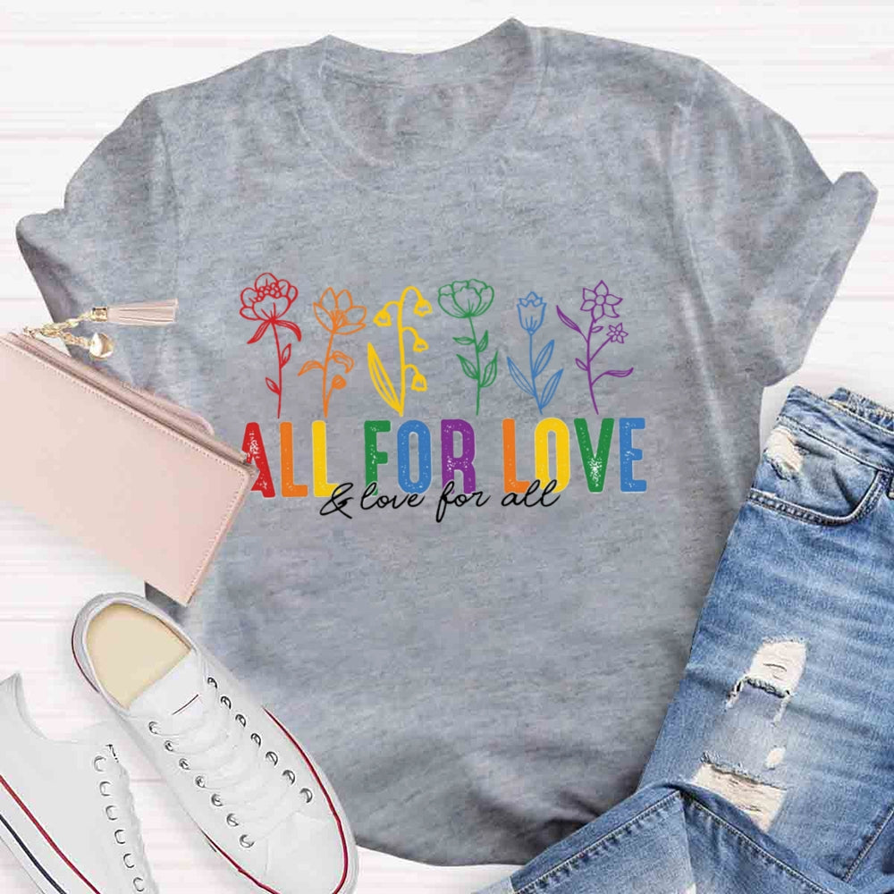 All For Love Floral T-shirt