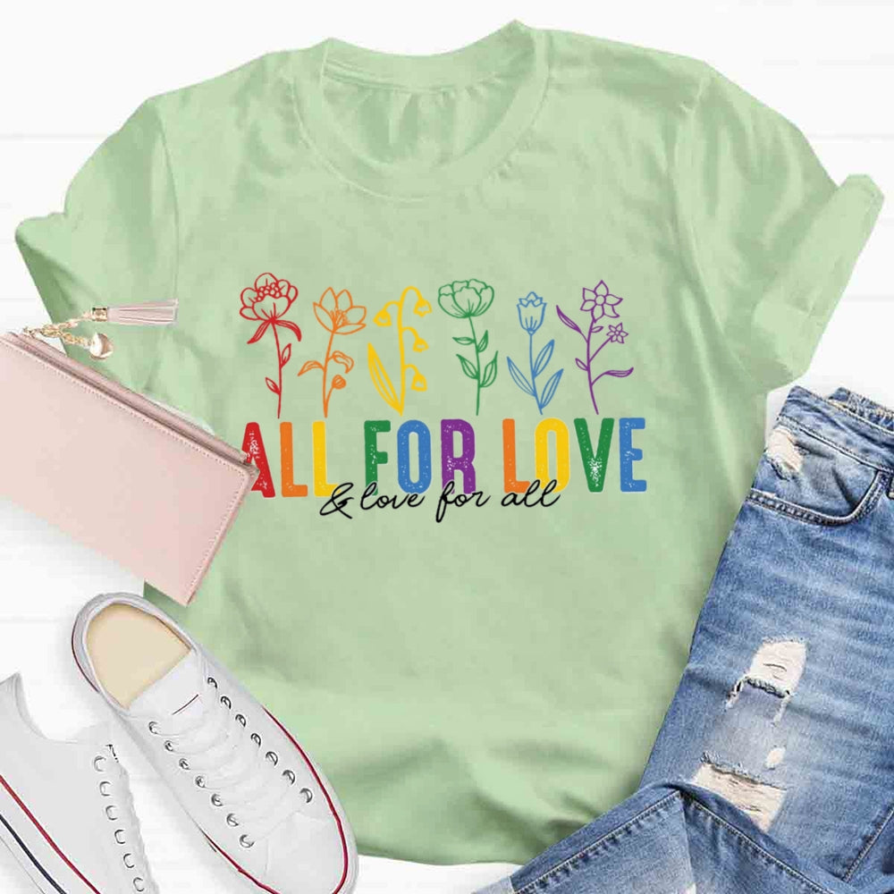 All For Love Floral T-shirt