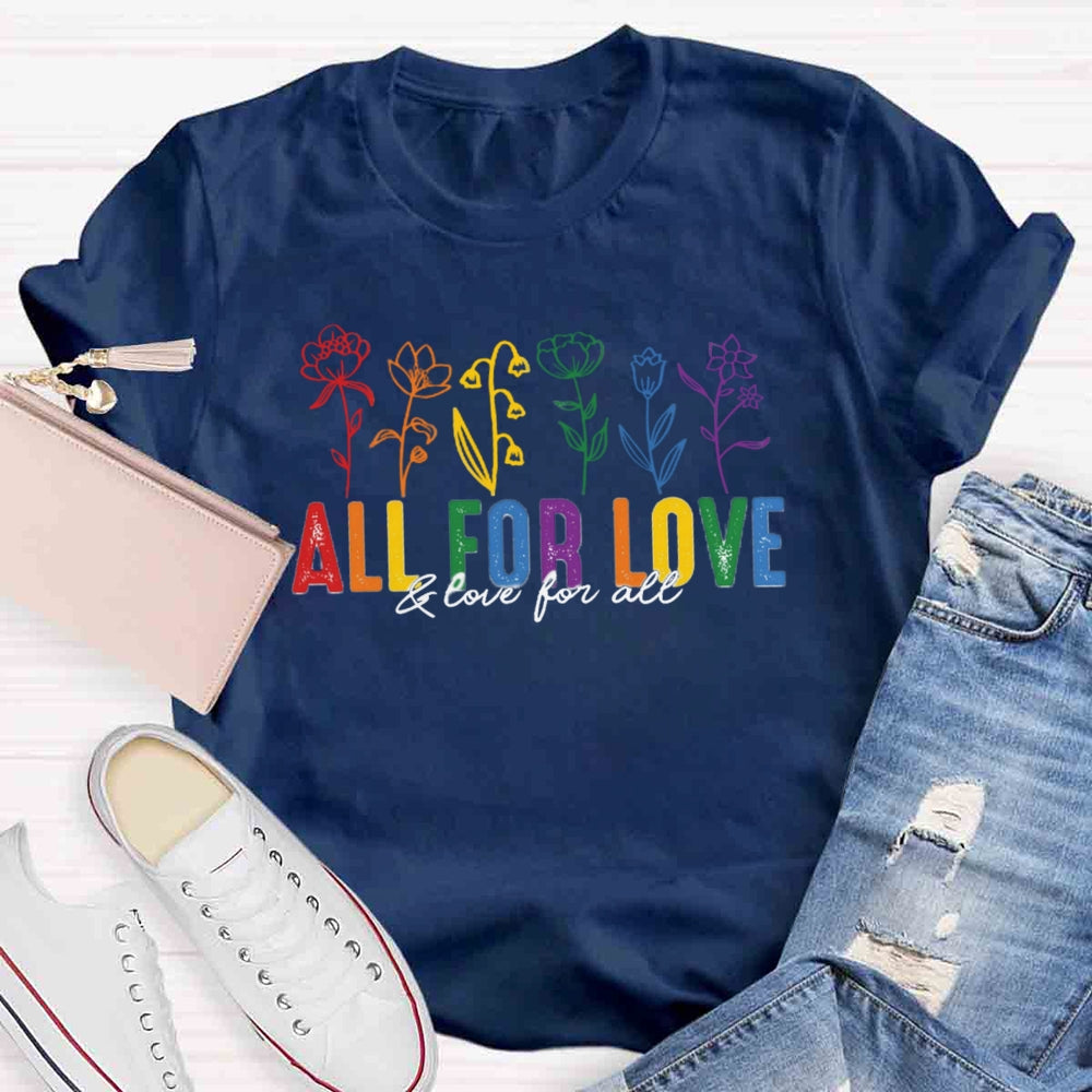 All For Love Floral T-shirt