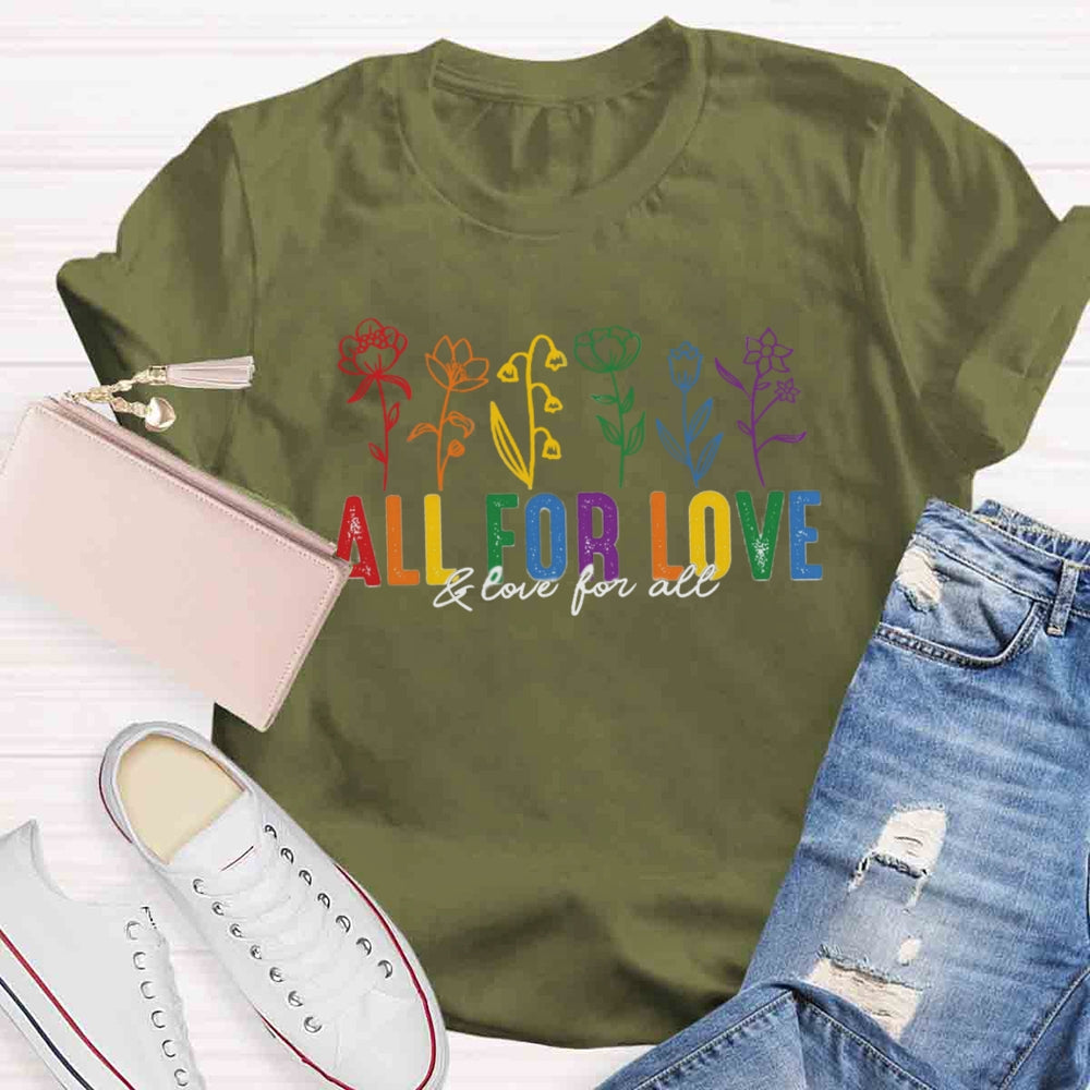 All For Love Floral T-shirt