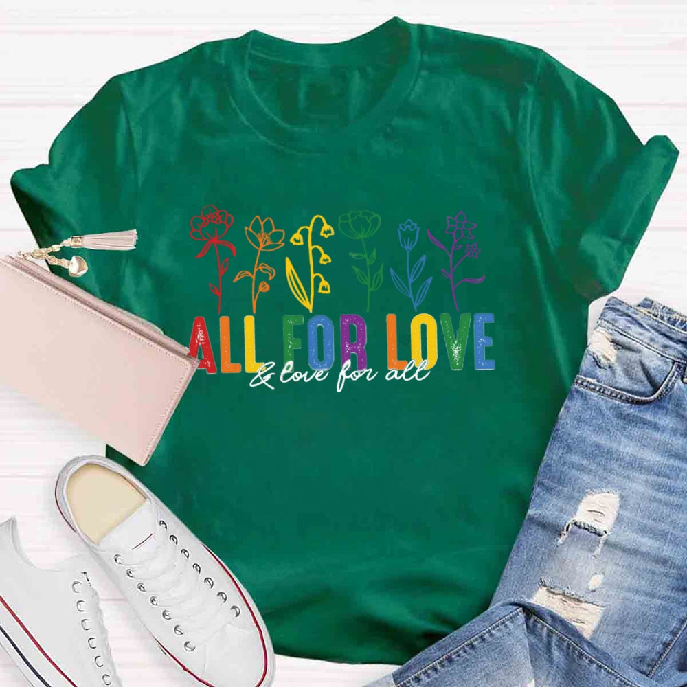 All For Love Floral T-shirt