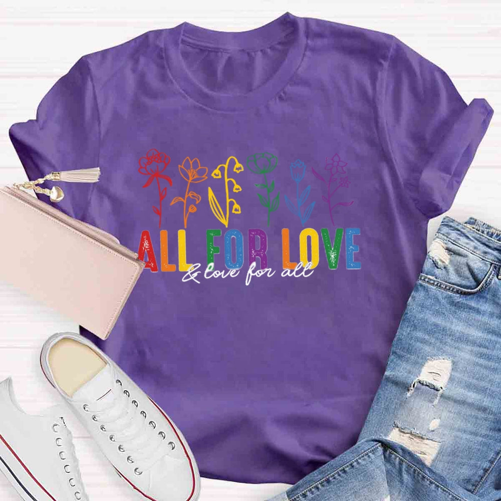 All For Love Floral T-shirt