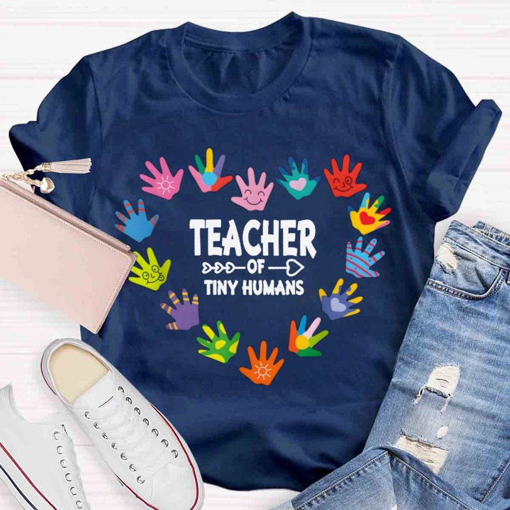 Teacher of Tiny Humans Kindergarten Preschool T-shirt