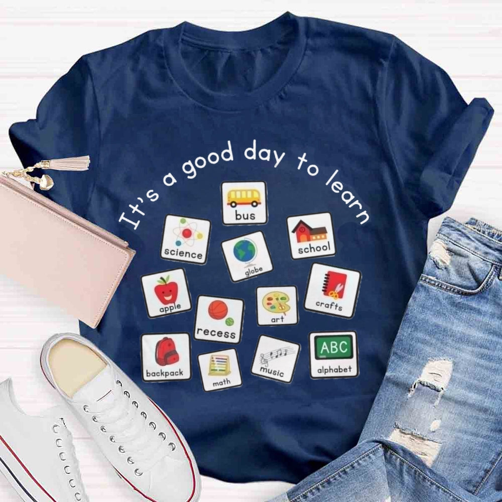 It's A Good To Learn Music Apple T-shirt