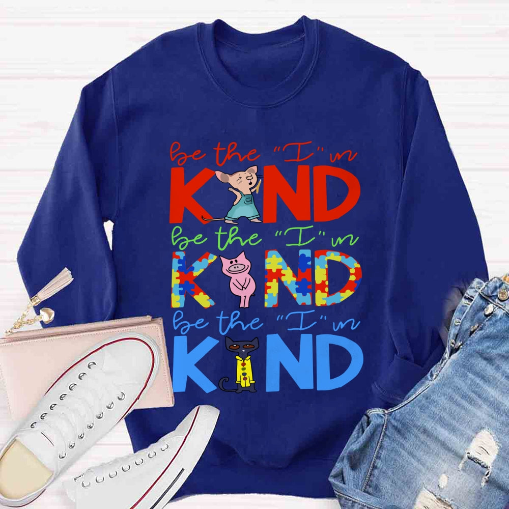 Book Characters Be The I In Kind Choose Kindness  Sweatshirt